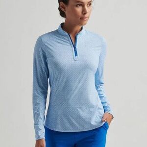 Peter Millar Women’s Championship Mar-Tee-Ni Break Lightweight Quarter-Zip XL